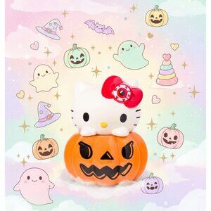 Silver Buffalo Sanrio Hello Kitty Halloween Pumpkin Ceramic Cookie Jar